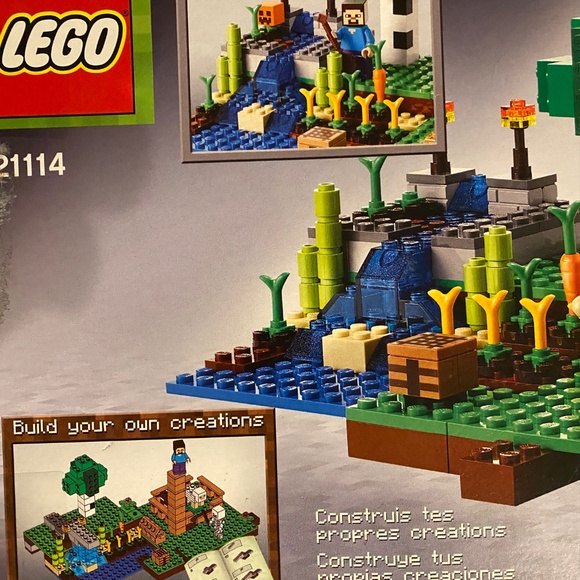 🥕 Lego 21114 Minecraft The Farm 🐑 Steve Skeleton Cow Sheep Minifigures Retired - Picture 11 of 16